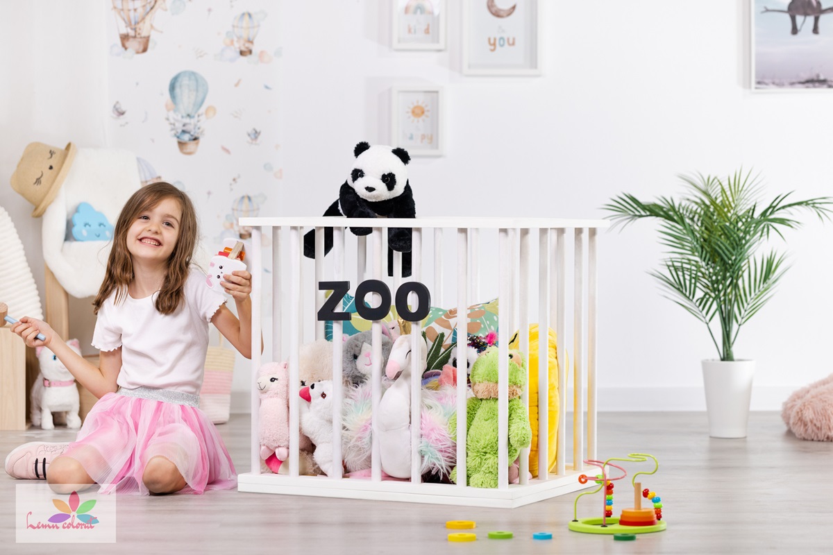 Cusca ZOO pentru plusuri, alb - imagine 2