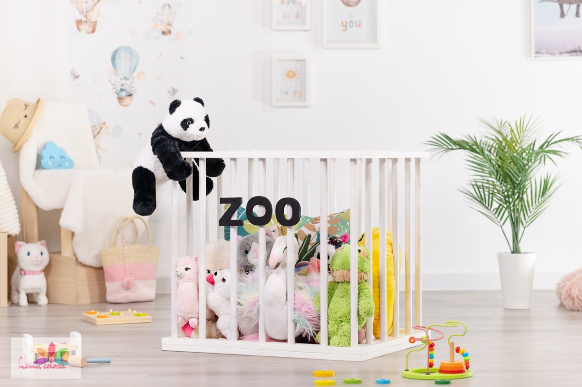 Cusca ZOO pentru plusuri, alb