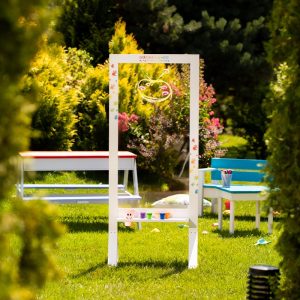 Panou educativ vertical pentru pictura, alb