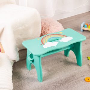 Scaunel taburet cu desen animat, verde