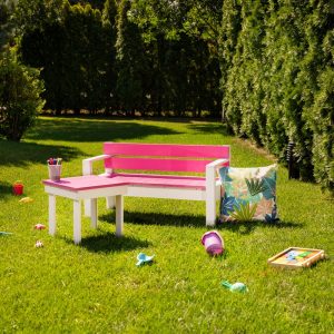 Set bancuta si masuta, roz