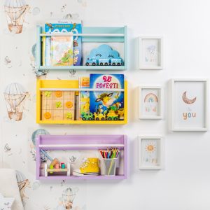 Set suport pentru carti si creioane, multicolor