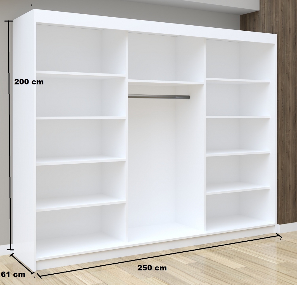 Dressing Vox cu oglinda si usi glisante wenghe - imagine 4