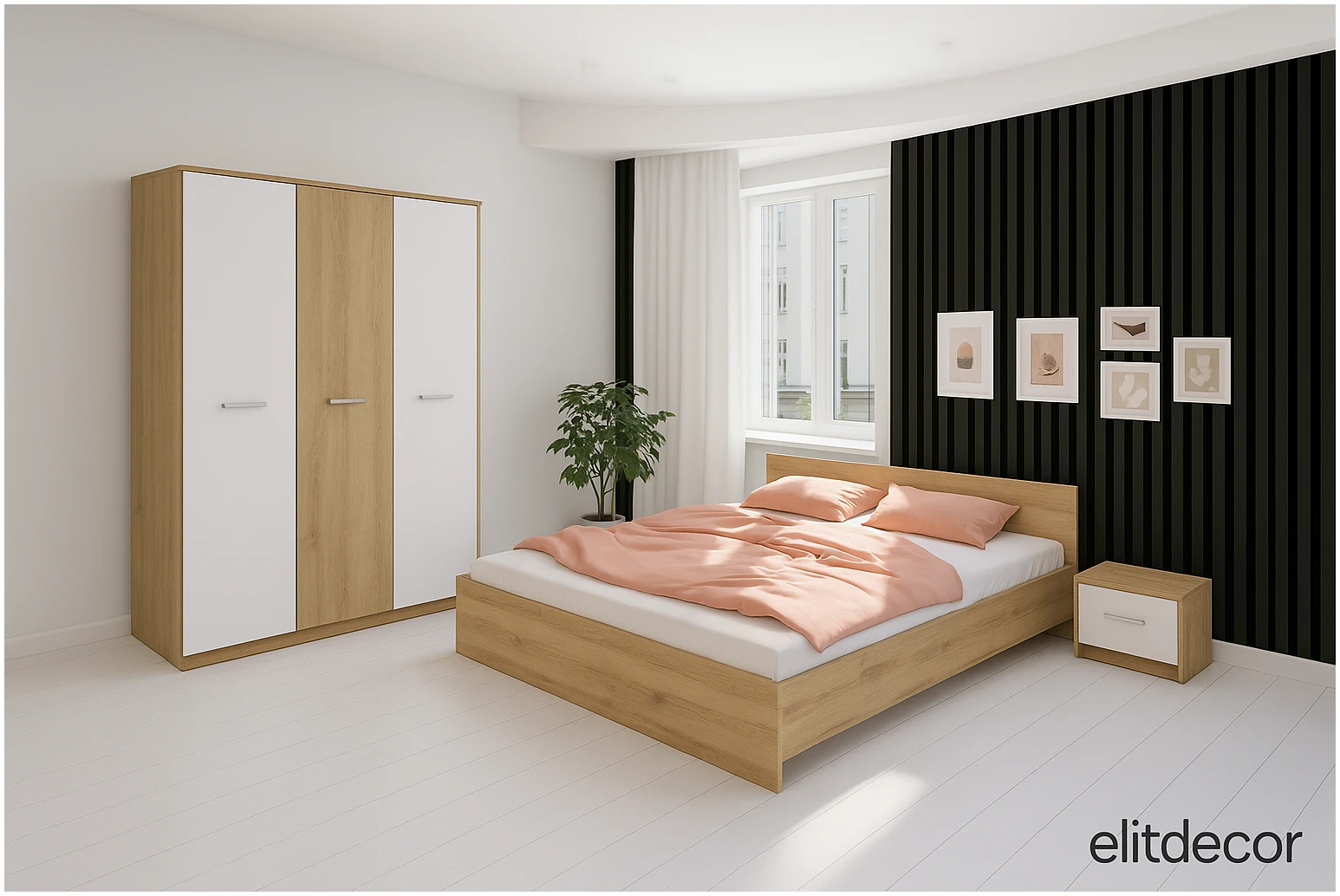 Set dormitor Maria Sonoma stejar