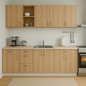 Bucatarie Elit Modulara Sonoma 220 cm